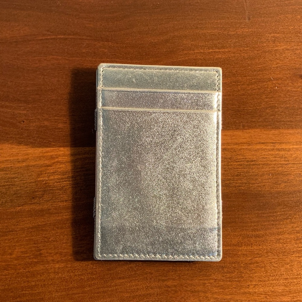 J. Crew Magic Flip Wallet - Silver